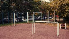 Площадка для воркаута в городе Санкт-Петербург №7743 Большая Современная фото