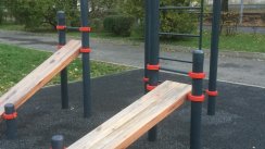 Площадка для воркаута в городе Москва №7801 Средняя Современная фото