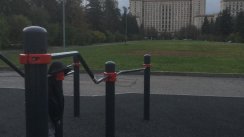 Площадка для воркаута в городе Москва №7801 Средняя Современная фото
