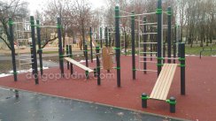 Площадка для воркаута в городе Долгопрудный №8008 Средняя Хомуты фото