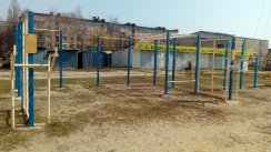 Площадка для воркаута в городе Волчанск №8371 Маленькая Современная фото