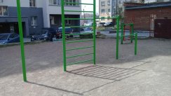 Площадка для воркаута в городе Новосибирск №8510 Маленькая Современная фото