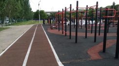 Площадка для воркаута в городе Саратов №8593 Большая Современная фото