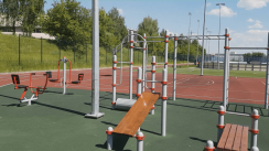 Площадка для воркаута в городе Тула №8644 Средняя Современная фото