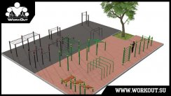 Площадка для воркаута в Химках 2.0