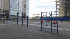 Площадка для воркаута в городе Санкт-Петербург №8917 Маленькая Современная фото