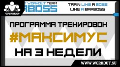 Программа тренировок #МАКСИМУС