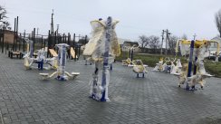 Площадка для воркаута в городе Мелитополь №9274 Средняя Современная фото