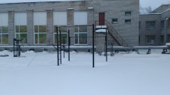 Площадка для воркаута в городе Великий Новгород №9331 Маленькая Современная фото