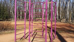 Площадка для воркаута в городе Минск №9494 Маленькая Современная фото