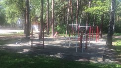 Площадка для воркаута в городе Новосибирск №9551 Средняя Современная фото