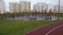 Площадка для воркаута в городе Солигорск №9644 Маленькая Хомуты фото