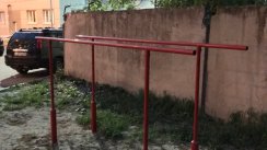 Площадка для воркаута в городе Нижний Новгород №9735 Маленькая Современная фото