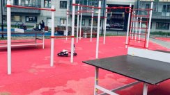 Площадка для воркаута в городе Санкт-Петербург №9787 Большая Современная фото