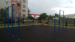 Площадка для воркаута в городе Нижний Новгород №9836 Средняя Современная фото