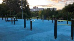 Площадка для воркаута в городе Москва №10170 Большая Современная фото