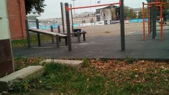 Площадка для воркаута в городе Курск №10265 Большая Современная фото