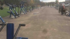 Площадка для воркаута в городе Муром №10461 Маленькая Современная фото