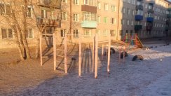 Площадка для воркаута в городе Чита №10513 Средняя Современная фото