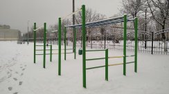 Площадка для воркаута в городе Брянск №10525 Большая Современная фото