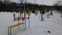 Площадка для воркаута в городе Казань №10584 Средняя Современная фото