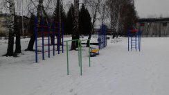 Площадка для воркаута в городе Казань №10584 Средняя Современная фото