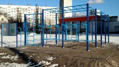 Площадка для воркаута в городе Харьков №10586 Средняя Современная фото