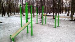 Площадка для воркаута в городе Киров №10636 Маленькая Современная фото