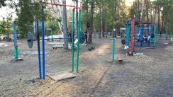 Площадка для воркаута в городе Казань №10645 Средняя Легендарная фото