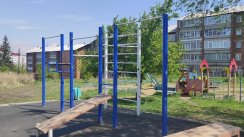 Площадка для воркаута в городе Иркутск №10728 Маленькая Современная фото