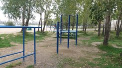 Площадка для воркаута в городе Красноярск №10959 Маленькая Современная фото