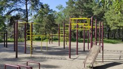 Площадка для воркаута в городе Иркутск №10985 Большая Современная фото