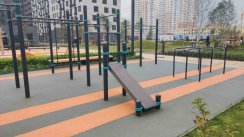 Площадка для воркаута в городе Санкт-Петербург №11044 Большая Современная фото
