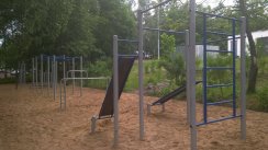 Площадка для воркаута в городе Москва №11081 Средняя Современная фото