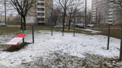 Площадка для воркаута в городе Минск №11174 Маленькая Современная фото