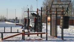 Площадка для воркаута в городе Вязьма №11222 Средняя Современная фото