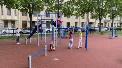 Площадка для воркаута в городе Санкт-Петербург №11855 Средняя Современная фото