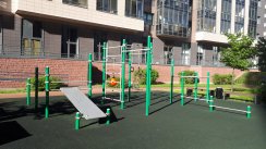 Площадка для воркаута в городе Санкт-Петербург №11875 Средняя Современная фото