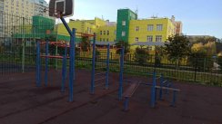 Площадка для воркаута в городе Новосибирск №12082 Средняя Современная фото