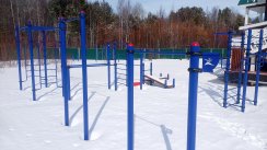 Площадка для воркаута в городе Улан-Удэ №12357 Большая Современная фото