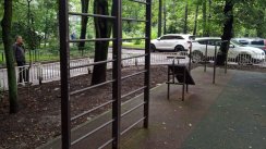 Площадка для воркаута в городе Химки №12596 Маленькая Современная фото