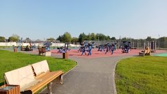 Площадка для воркаута в городе Москва №12630 Большая Современная фото