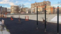 Площадка для воркаута в городе Астрахань №12718 Средняя Хомуты фото