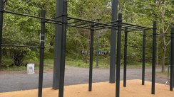 Площадка для воркаута в городе Москва №13129 Маленькая Современная фото