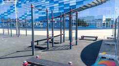 Площадка для воркаута в городе Сочи №11475 Большая Современная фото