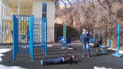 Площадка для воркаута в городе Владивосток №4971 Средняя Современная фото