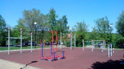 Площадка для воркаута в городе Красногорск №5181 Средняя Хомуты фото