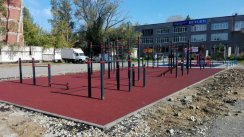 Площадка для воркаута в городе Тверь №4787 Большая Современная фото