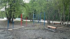 Площадка для воркаута в городе Рязань №877 Средняя Современная фото