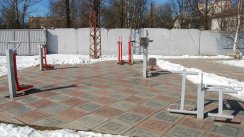 Площадка для воркаута в городе Лобня №2078 Средняя Советская фото